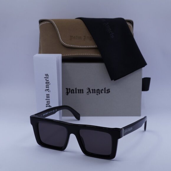 Palm Angels PERI109 NAPA 1007 Square Sunglasses - Black/Grey - Picture 4 of 9